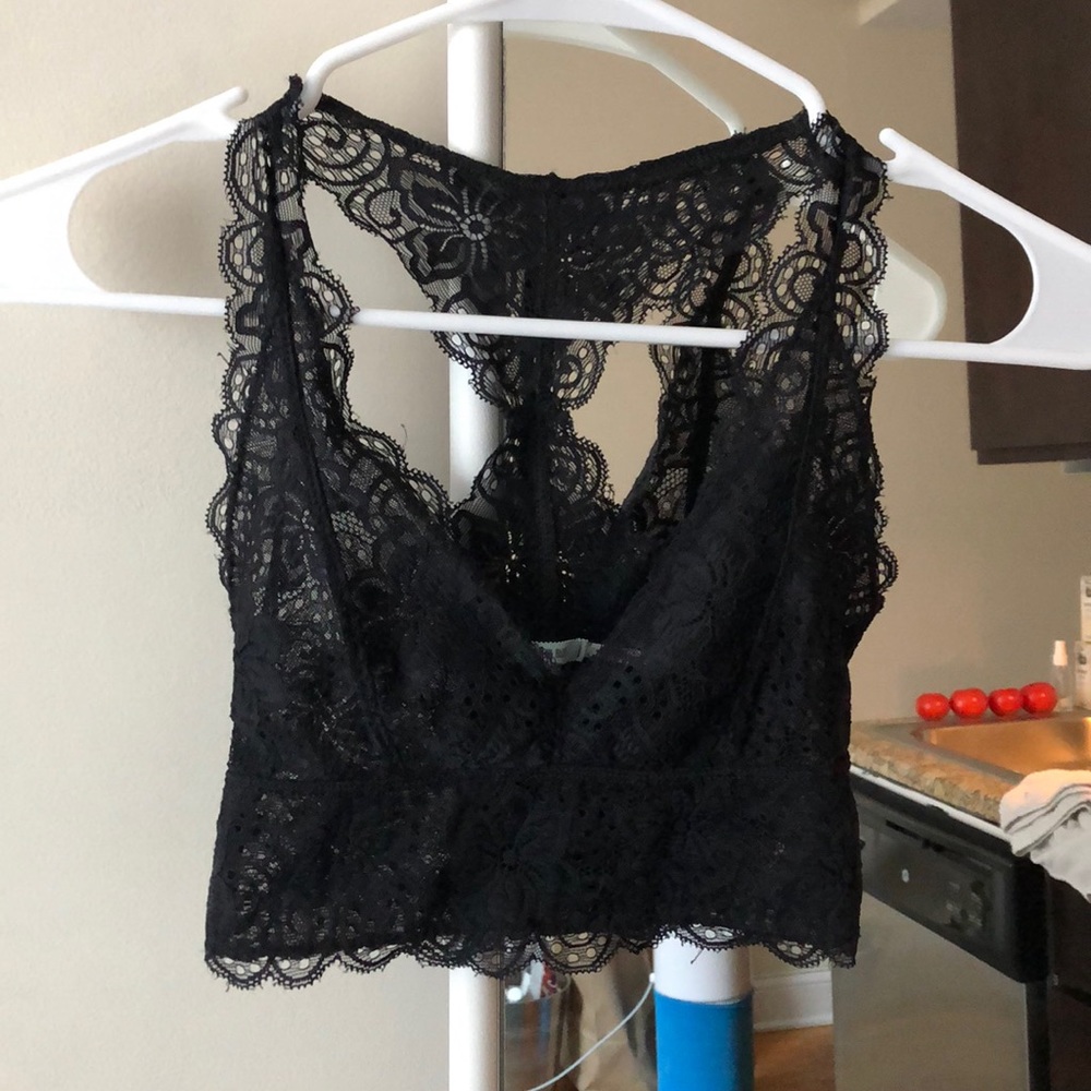 Urban Outfitters Kimchi Blue Lace Black Bra
